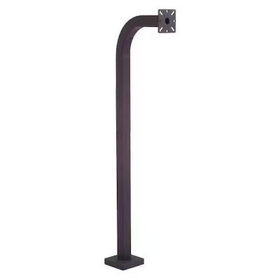 Pedestal Pro 48-9C Gooseneck Pedestal, 48''H, Black, 17 Lb.