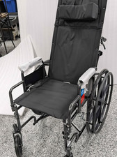 Medline Guardian K4 18" Wide Wheelchair Adjustable Height Desk-Length Arms Black