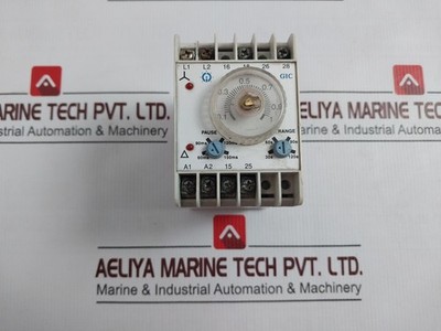 GIC 74SDT0 Micon Electronic Timer 240/415 VAC 50/60HZ 5A 30/60/90/120 Sec