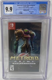 CGC Graded Metroid Prime Remastered NEW Nintendo Switch (1022734010, 9.9 A++)