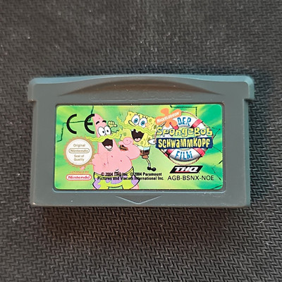 THQ Der SpongeBob Schwammkopf Film Game Boy Advance Spielmodul PAL
