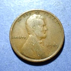 1909-VDB Lincoln cent  Abt. VF