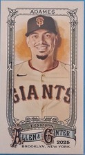 Willy Adames [Allen Ginter Mini & Mini] #129 (2025 Topps Allen & Ginter) 2 Cards