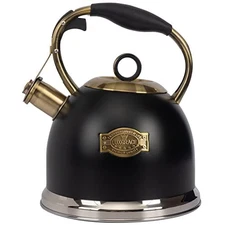Tea Kettle -3.0 Quart Tea Kettles Stovetop Whistling Teapot Stainless Steel T...