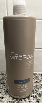 Paul Mitchell Classic  Awapuhi Shampoo 33.8 fl.oz HUGE 1 Liter Sealed Fast Ship