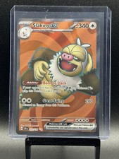 Carta Holo Pokémon TCG Slaking EX Full Art Ultra Rara 227/191 Scintille Urgenti