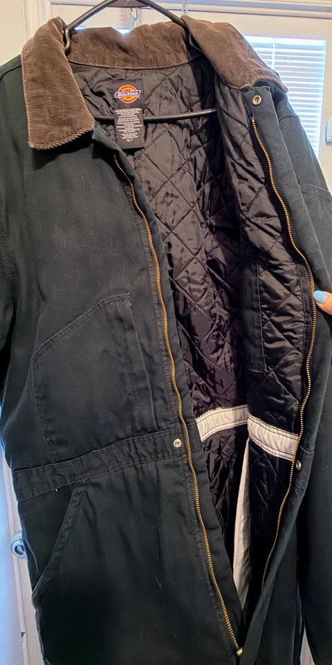 Mono aislante Dickies para hombre negro regular manga larga de lujo talla XLT Foto 4 de 4