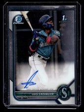 2022 Bowman Chrome #CPA-LC Luis Chevalier Prospect Autographs
