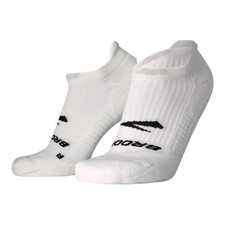 Brooks Ghost No Show Socks, Low Profile Socks with Arch Support Small White