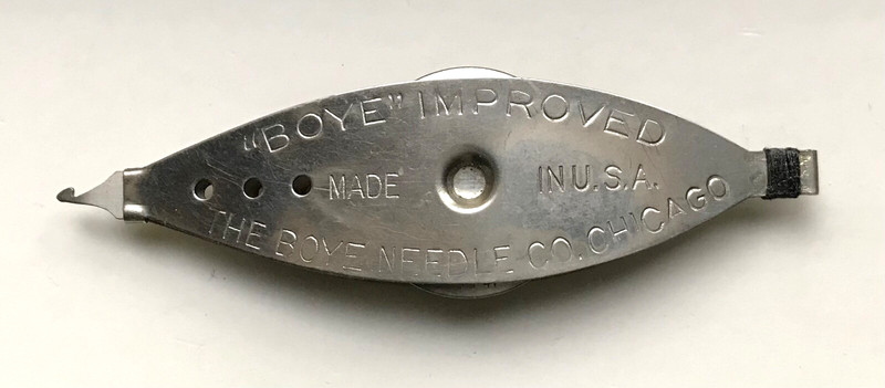 Boye Improved Metal Tatting Shuttle Lace Making  Made in Chicago USA
