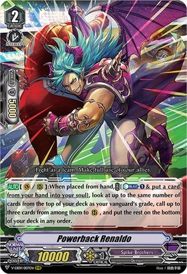 Powerback Renaldo  - V-EB09: The Raging Tactics - EB09 / English / Near Mint