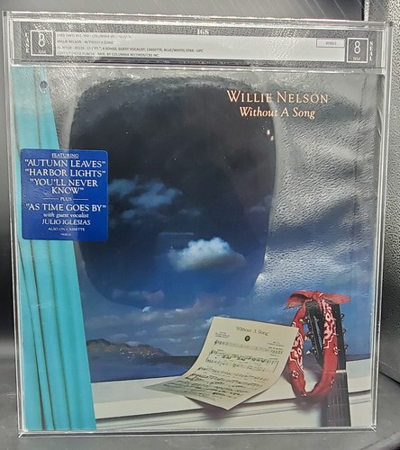 IGS 1983 8-8 WILLIE NELSON WITHOUT A SONG VINYL GRADED MUSIC IGS AMG VMG RECORD