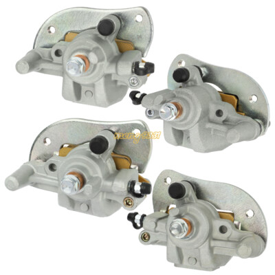 #ad For Yamaha Grizzly 700 YFM700 2007 2020 Front amp; Rear Brake Calipers With Pads $46.35
