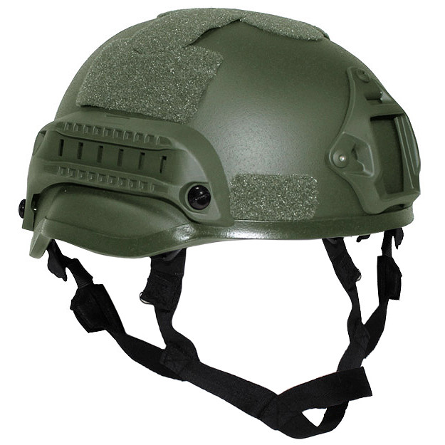 Tactical Combat Helmet 'Mich 2002' Rails Padding Chin Strap