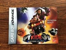 Spy Kids 3D Game Over 3 D 3-D Gameboy Advance Instruction Manual Only
