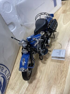 Franklin Mint 1948 Harley Davidson Panhead Blue black B11WW88 | eBay