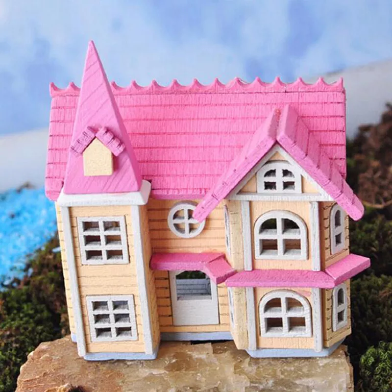 Diy Handmade Wooden Dollhouse Miniature House