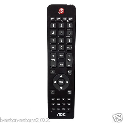 Brand New AOC TV Remote Control 98GR7BDBNEACD for LC32W063   FREE SHIPPING