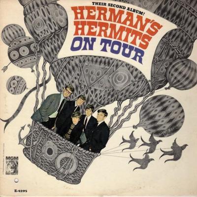 HERMAN'S HERMITS On Tour Their Second Album 1965 or. US lp NEAR