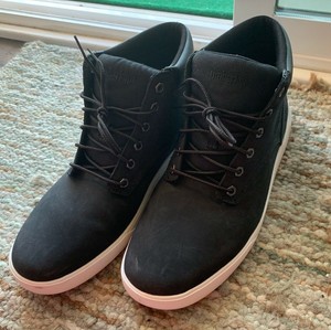 timberland men's groveton ltt chukka leather & fabric sneaker