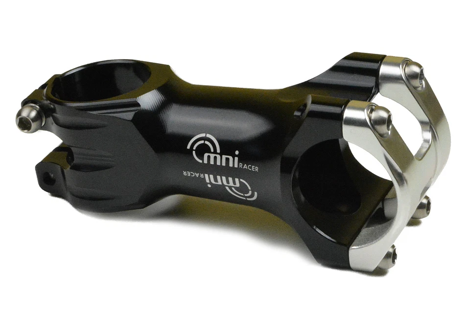OMNI Racer WORLDS LIGHTEST RACE-Lite Handlebar Stem & Ti Bolts 31.8x100mm BLACK - Image 4 of 4