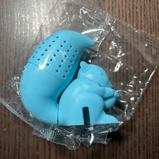 Silicone Squirrel Tea Infuser Funny Animal Shaped Tea Filter Loose Leaf Strainer