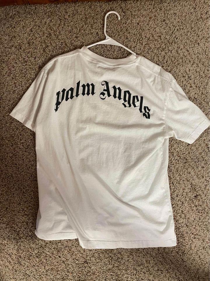 Tシャツ・カットソー Palm Angels PMAB040S23JER001 PA BEAR RIPPED T-shirt Palm Angels T-shirt ripped pa bear - Yellow