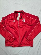 Adidas Patrick Mahomes Track Jacket Men s M Red Zip-Up Windbreaker New