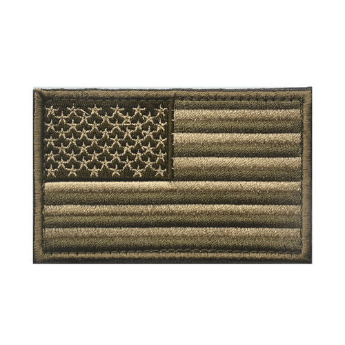 USA FLAG U.S. FLAG EMBROIDERED PATCHES USA ARMY BADGE HOOK PATCH - Picture 5 of 5