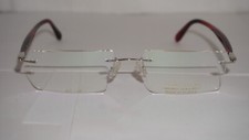 HENRY JULLIEN Eyeglasses HJMANSART411 C5365 Rimless Square Dark Brown 54 17 145