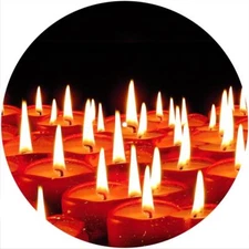 Slipmat Slip Mat Pad Felt for any 12" Turntable LP DJ Record Player CANDLES