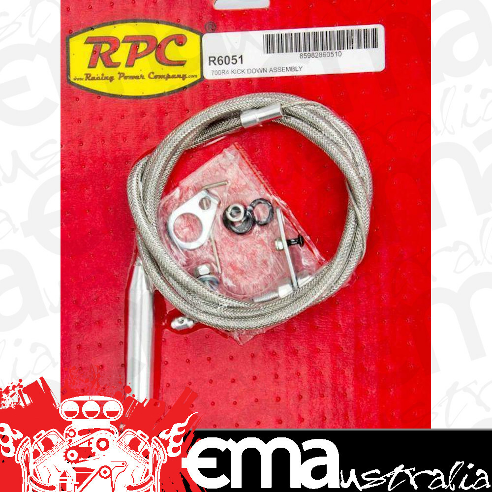 RPC RPCR6051 S/Steel Kick Down Assembly Cable Kit suit Chev SB w/ 700R4 ...