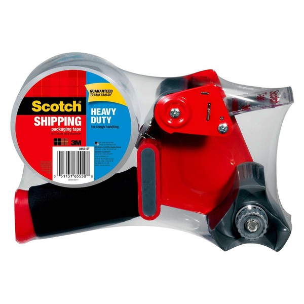 3M Scotch Tape Gun Dispenser With Heavy Duty 3850 Rolls for sale online