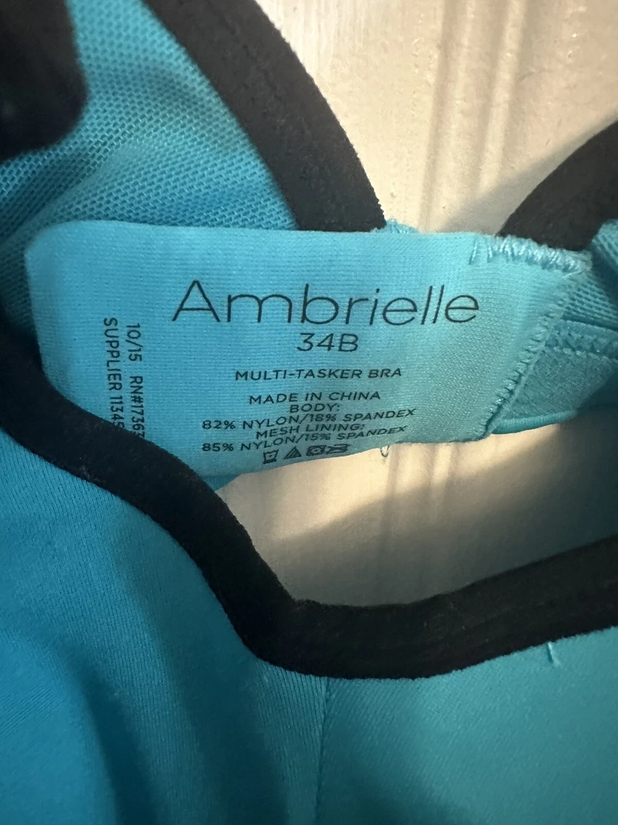 Ambrielle sports bra Multi tasker 34B 34 B Molded cups eBay
