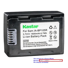 Kastar Replacement Battery for Samsung IA-BP105R & HMX-F900BP HMX-F90WN/XAA