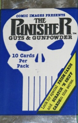 1992 Marvel Comic Images Punisher Guts and Gunpowder Complete Your Set U Pick