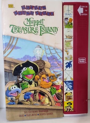 MUPPET TREASURE ISLAND Golden Sound Story Electronic Storybook