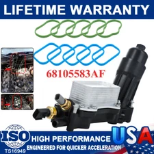 New Upgrade Oil Cooler Filter Housing For 2011-2018 Chrysler Dodge Ram Jeep 3.6L