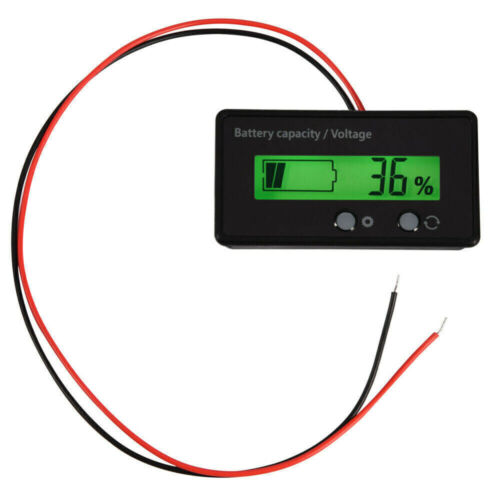 Akku Bleisäure Li-ion Batterie Kapazität Voltmeter LCD Anzeige Messgerät 6V-63V - Bild 8 von 12