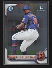 2022 Bowman Chrome Prospects 1st Card Robert Dominguez #BCP-51 New York Mets