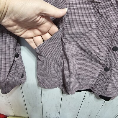 Chemise Soleil Femme Kerrits – Taille S – Plaid Vineyard – UPF 50 – Sans étiquette