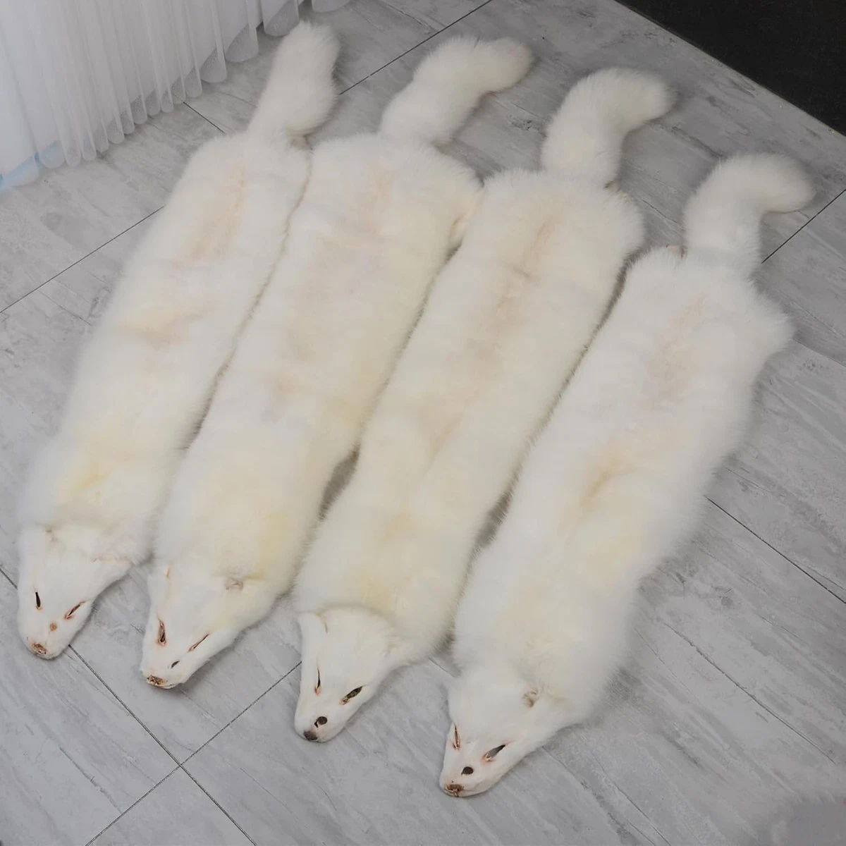 Fox White Leathercraft Hides & Fur Pelts for sale | eBay