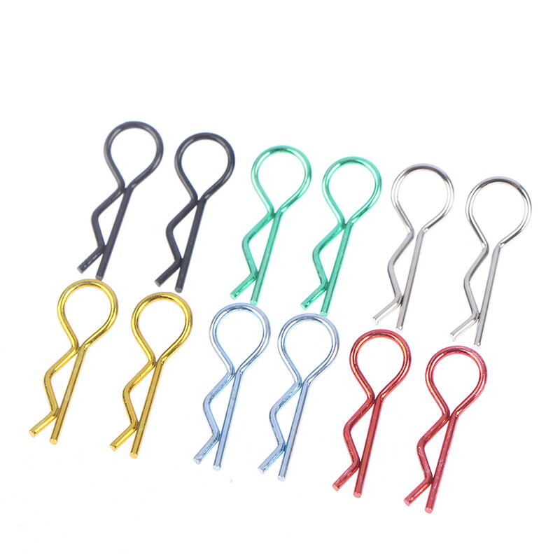 RC Auto Body Clips – 13 Mm R-Form Metallclips Für 1/5 Bis 1/10 Modelle