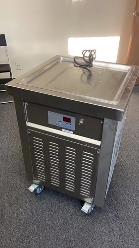 USA 110V Kolice ETL Commercial square pan fried ice ceram machine