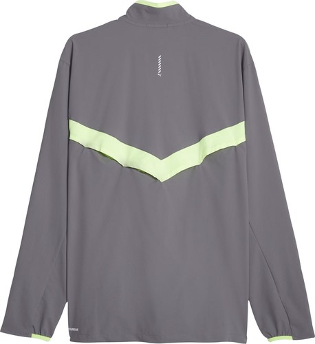 Puma Ultraweave Mens Running Jacket Grey Run Lightweight Reflective Full Zip - Picture 6 of 6
