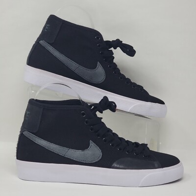 Nike SB Blazer Court Mid Premium Skate Shoes Black FB1378-001 Men's Size 6 New
