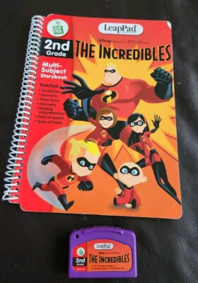 Leappad Leap Frog 2. Klasse Disney Die Unglaublichen Lesebuch & Patrone