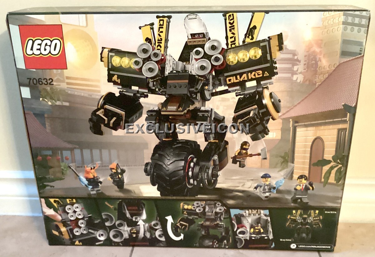 2017 Ninjago Lego Movie 70632 Quake Mech (1202 pcs) Brand New