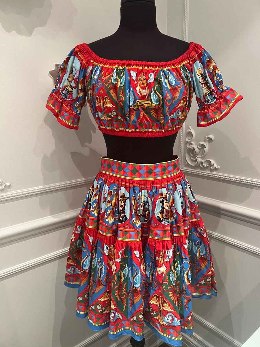 【関税&送料込み】Dolce & Gabbana Cotton Skirt 関税&送料込み】Dolce & Gabbana Short Cotton Skirt With