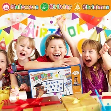 Pretend Play Teacher Set - Whiteboard, Bell, Clock & More for Kids 5-12 Years